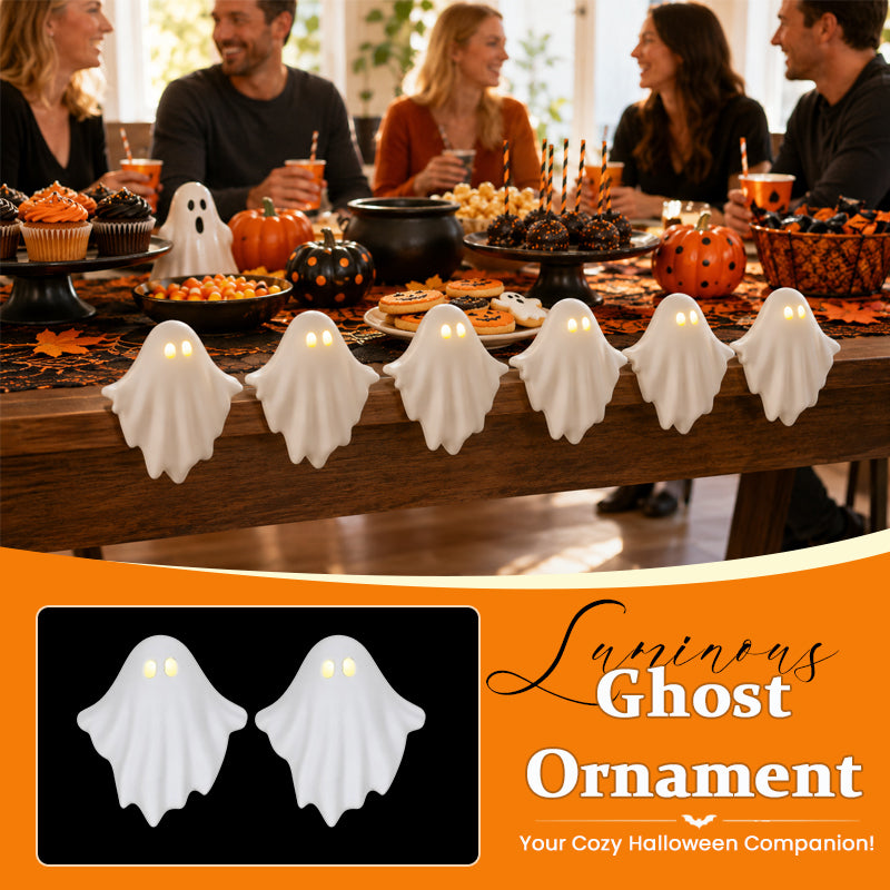 Luminous ghost ornament Halloween tabletop decor