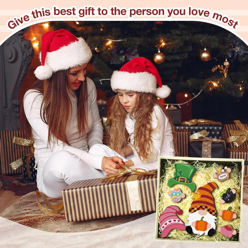 💫Interchangeable Wooden Gnome Decor Holiday Seasonal Gnome Decorations🚪(📦Buy 2 Free Shipping)