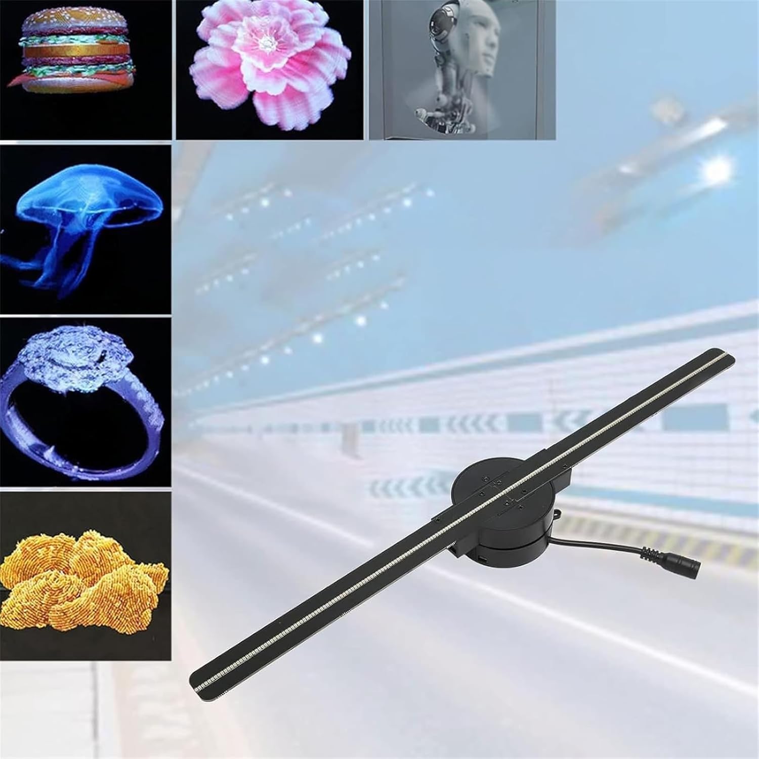 3d Fan Hologram Projector,fantasy Holograms,led Hologram Christmas Tree,hologram Christmas Tree