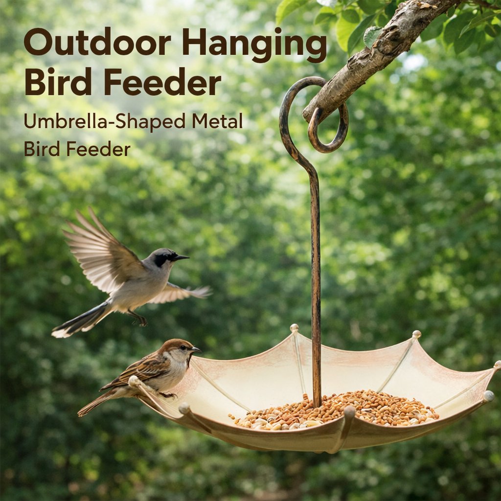 🐦 Mini Umbrella Bird Feeder — Whimsical Garden Charm 🔥