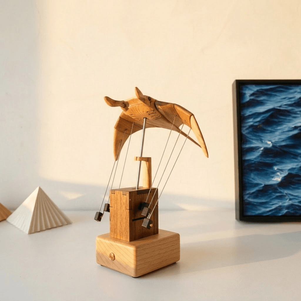 Wooden Manta Ray — The Gift Dad Won't Forget