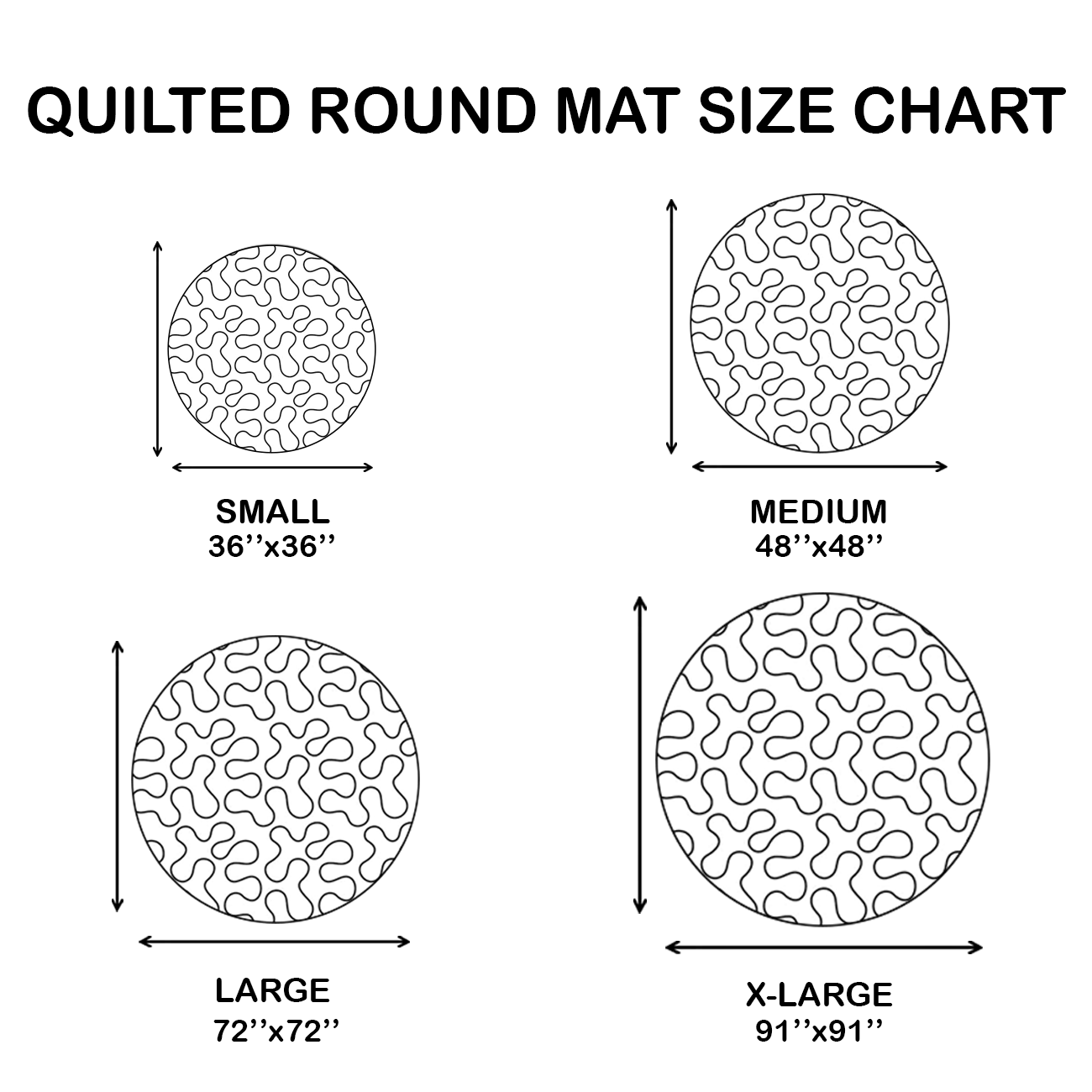 3D Skeleton Vortex Quilted Round Halloween Rug