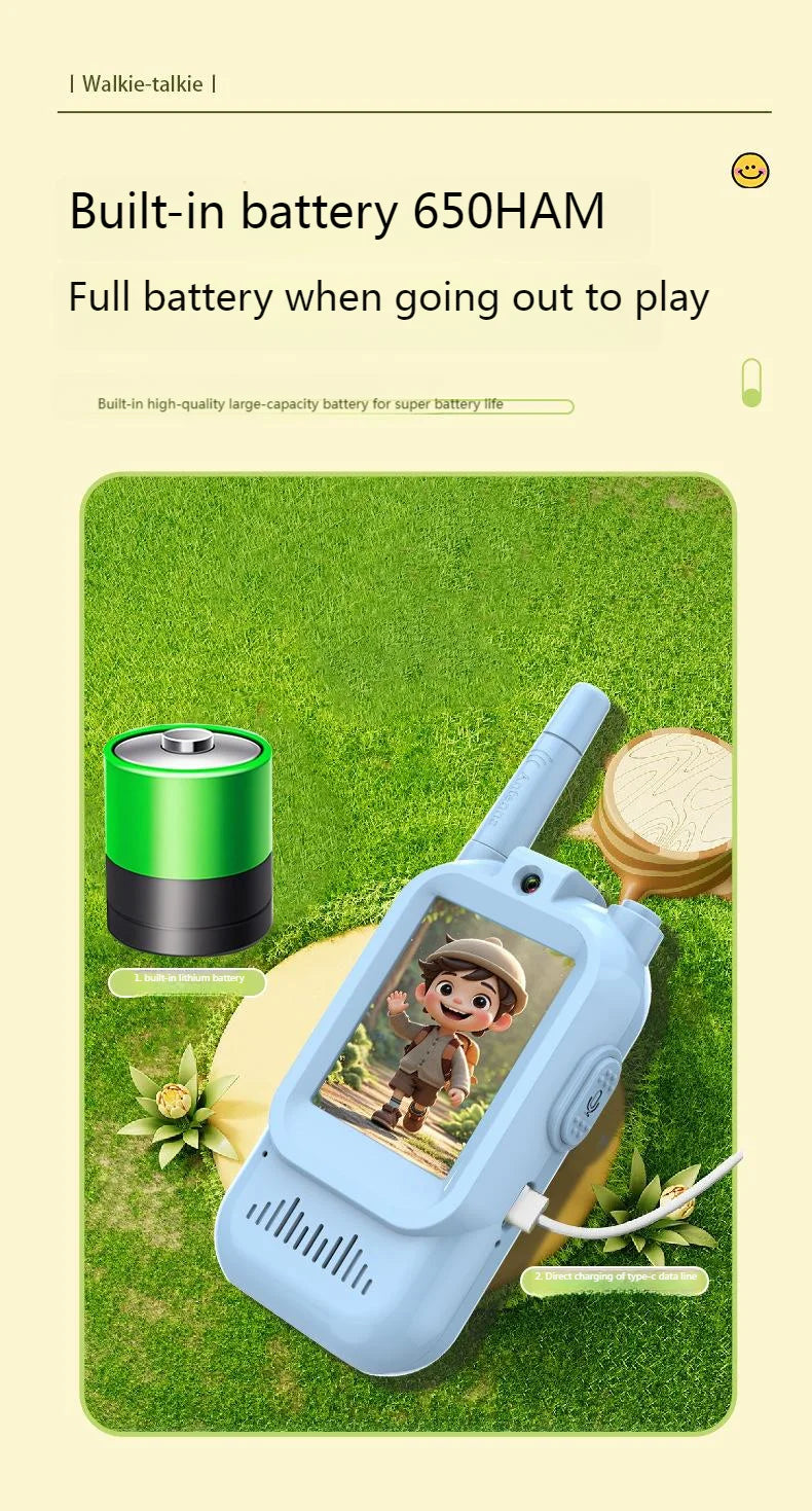 Children's  Video Walkie Talkies with 2-Inch HD Screen