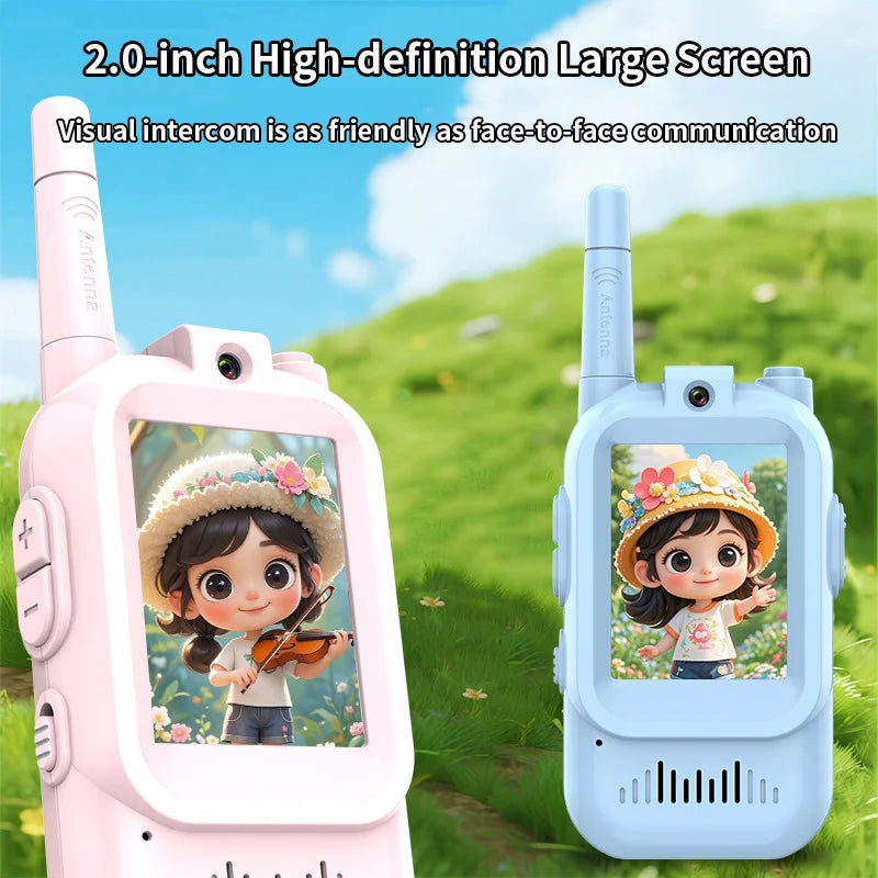 Children's  Video Walkie Talkies with 2-Inch HD Screen