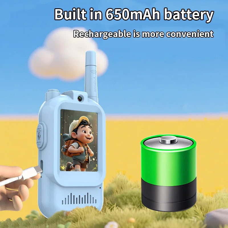 Children's  Video Walkie Talkies with 2-Inch HD Screen