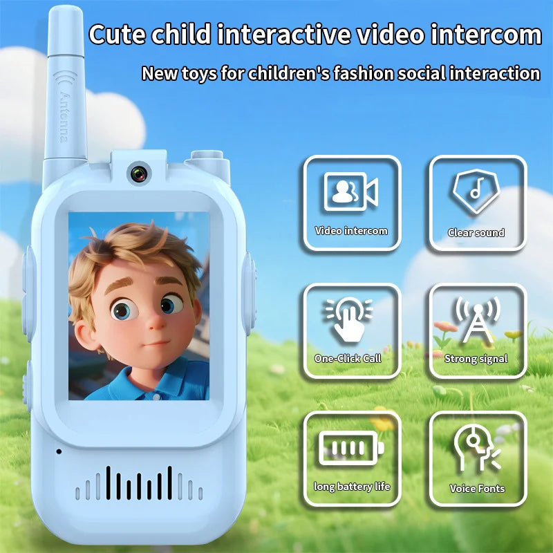 Children's  Video Walkie Talkies with 2-Inch HD Screen