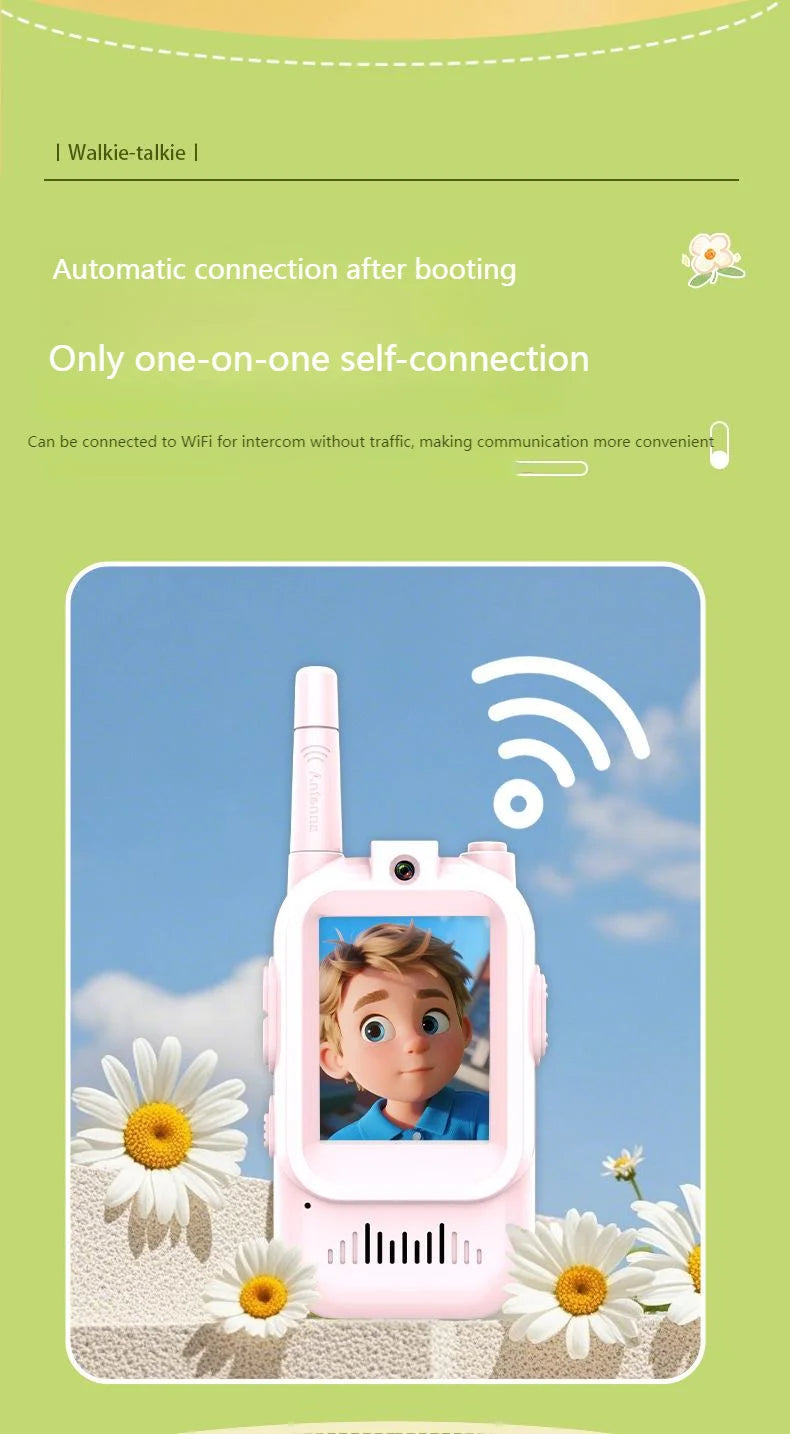 Children's  Video Walkie Talkies with 2-Inch HD Screen