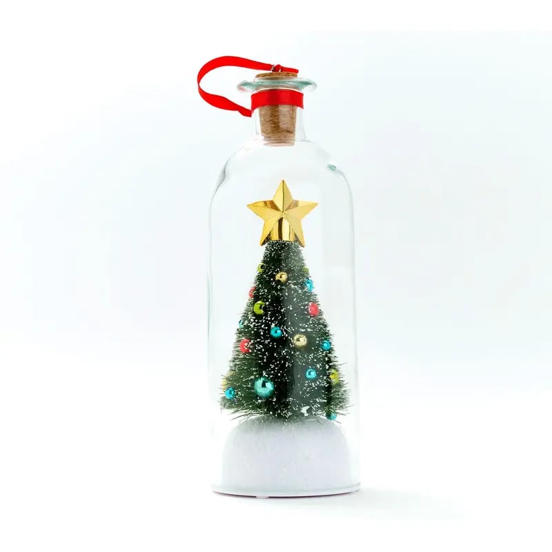 🔥Limited Time 49% Off🎄 8" Recordable Christmas Tree Message In A Bottle