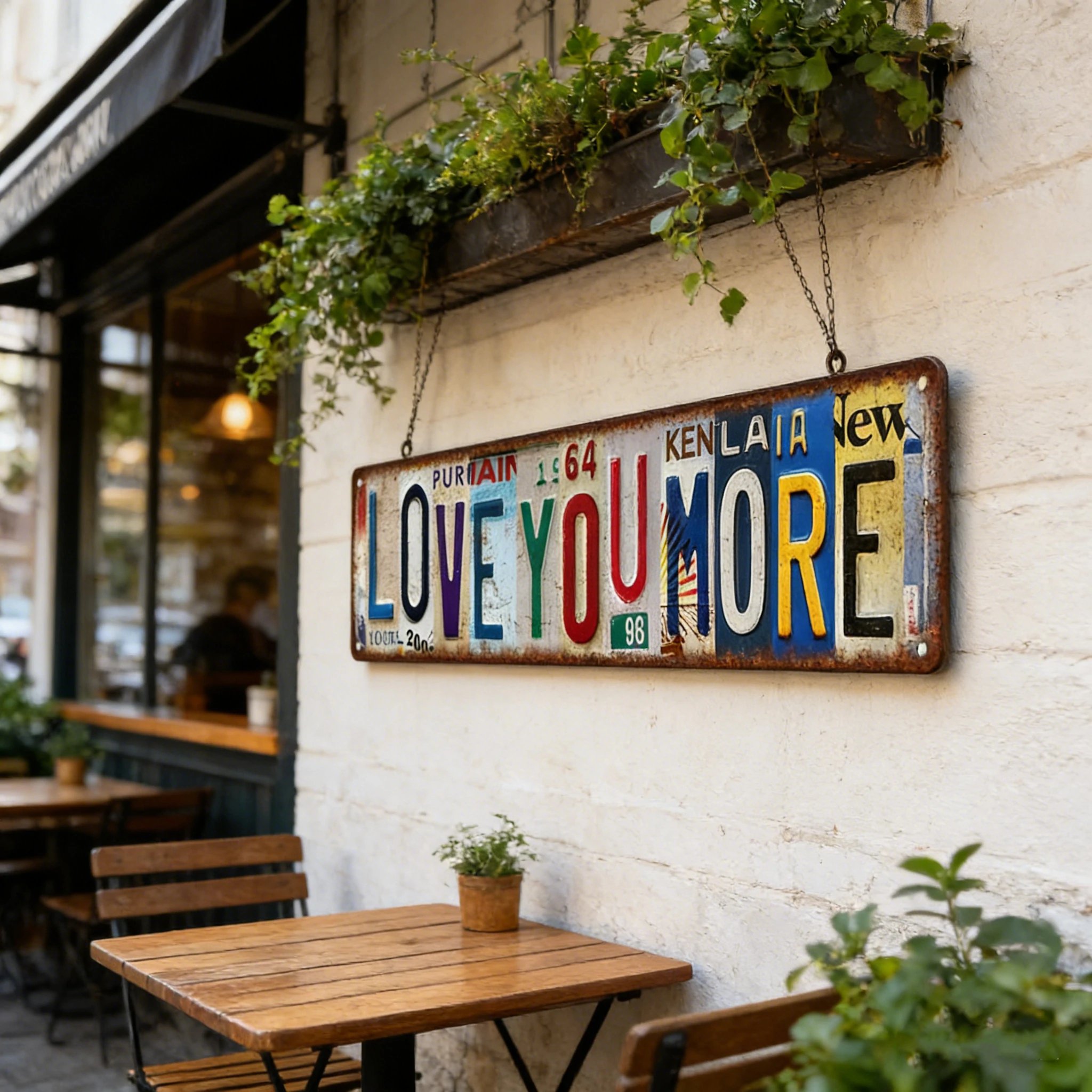 ❤️✨Valentine’s Day “Love You More” Vintage Street Sign – Romantic Metal Wall Decor | 16 × 4 in