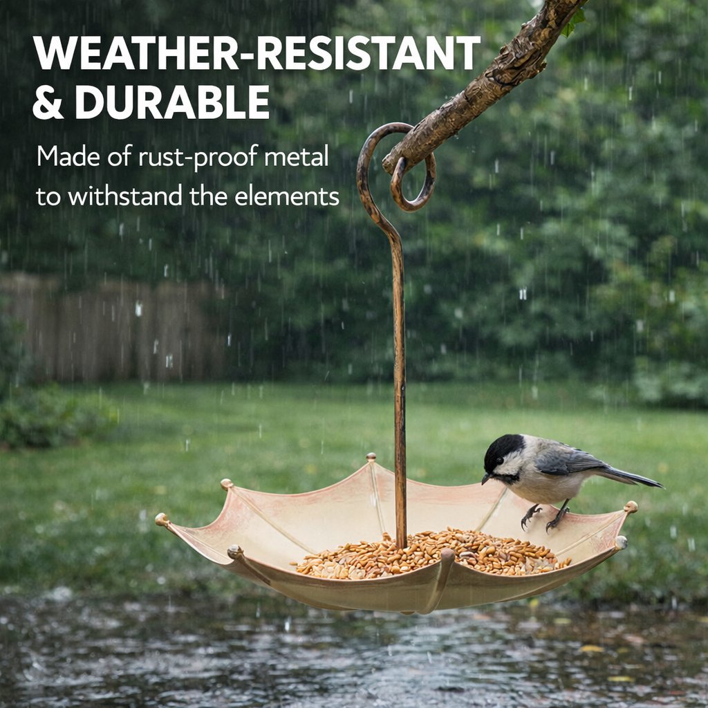 🐦 Mini Umbrella Bird Feeder — Whimsical Garden Charm 🔥