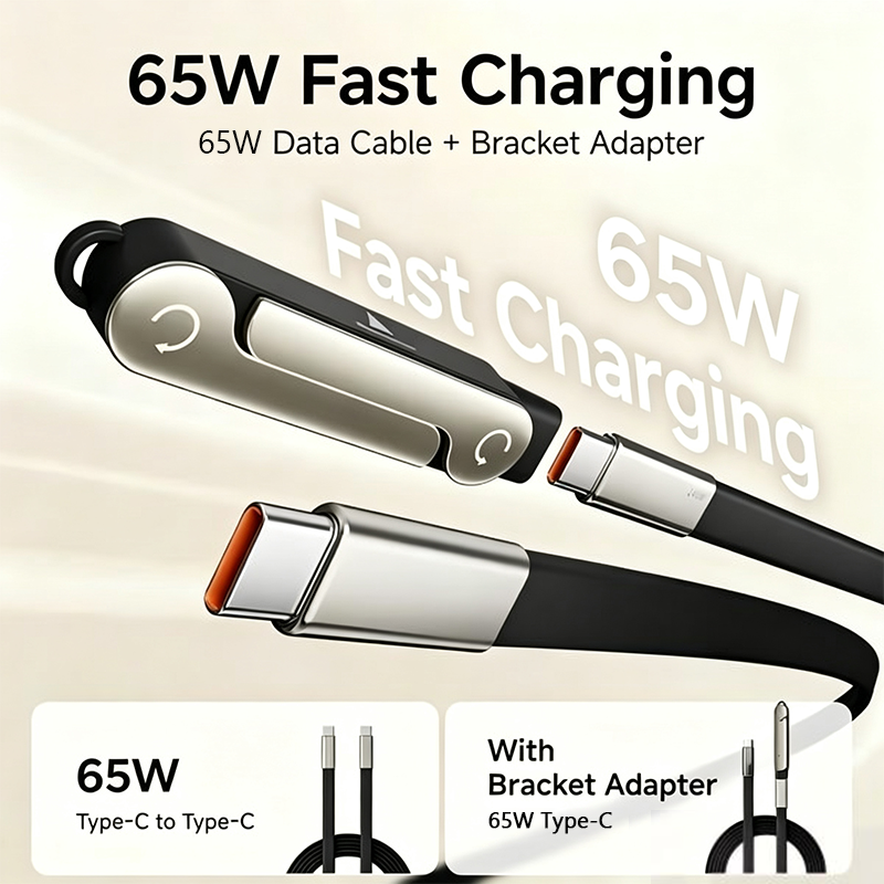 🔥⚡240W SuperCharge Detachable 2-in-1 Charging Cable
