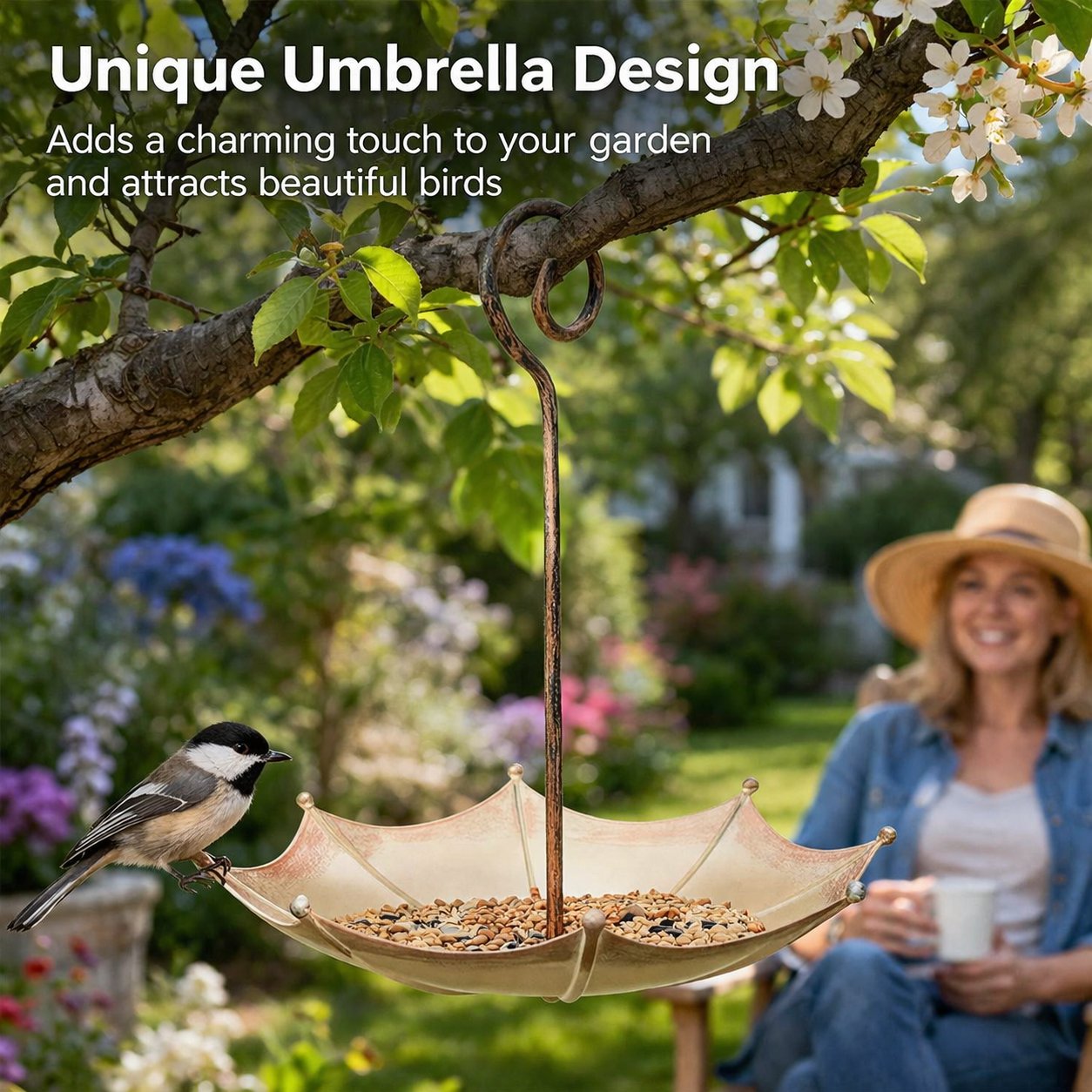 🐦 Mini Umbrella Bird Feeder — Whimsical Garden Charm 🔥
