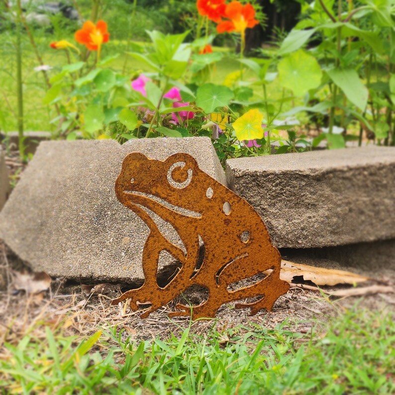 🌿Handmade Metal Garden Art - Rusted Garden Decor