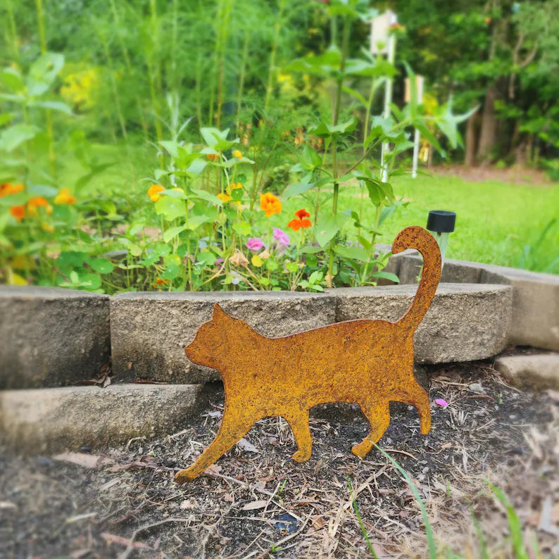 🌿Handmade Metal Garden Art - Rusted Garden Decor