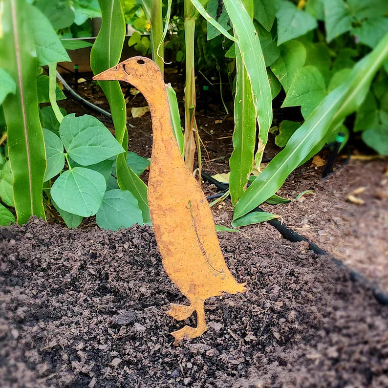 🌿Handmade Metal Garden Art - Rusted Garden Decor