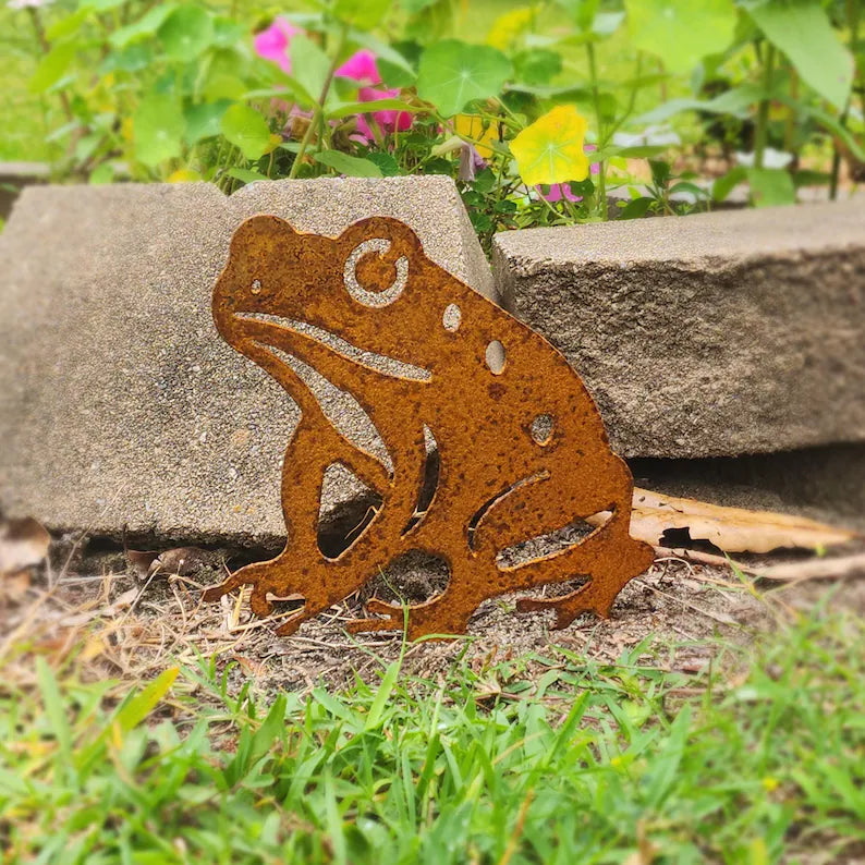 🌿Handmade Metal Garden Art - Rusted Garden Decor