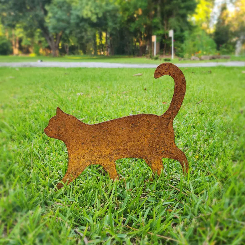 🌿Handmade Metal Garden Art - Rusted Garden Decor