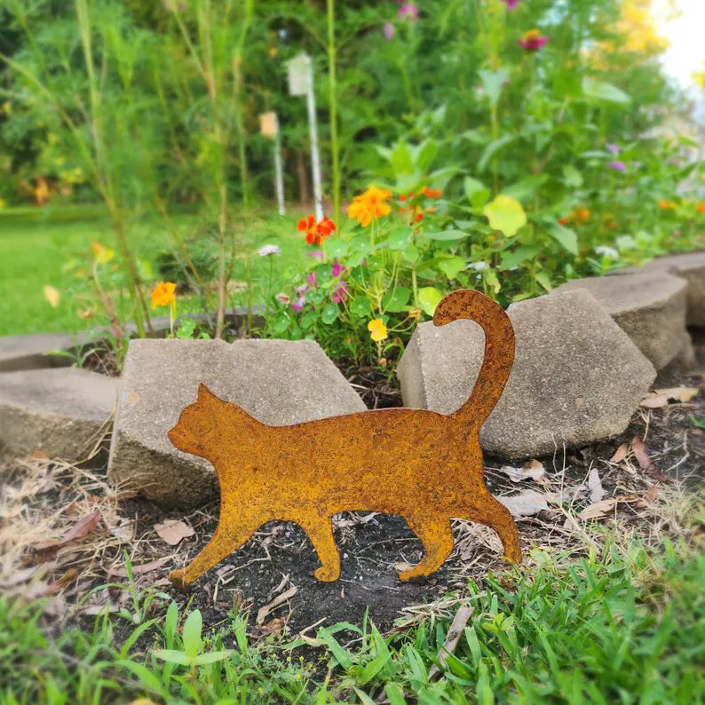 🌿Handmade Metal Garden Art - Rusted Garden Decor