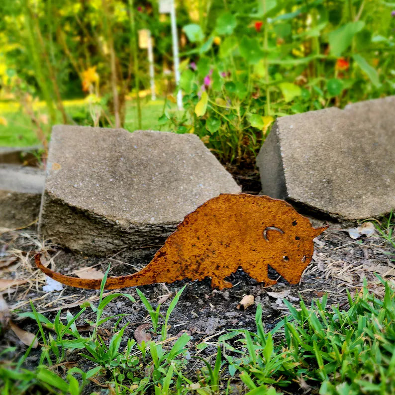 🌿Handmade Metal Garden Art - Rusted Garden Decor
