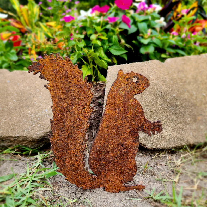 🌿Handmade Metal Garden Art - Rusted Garden Decor