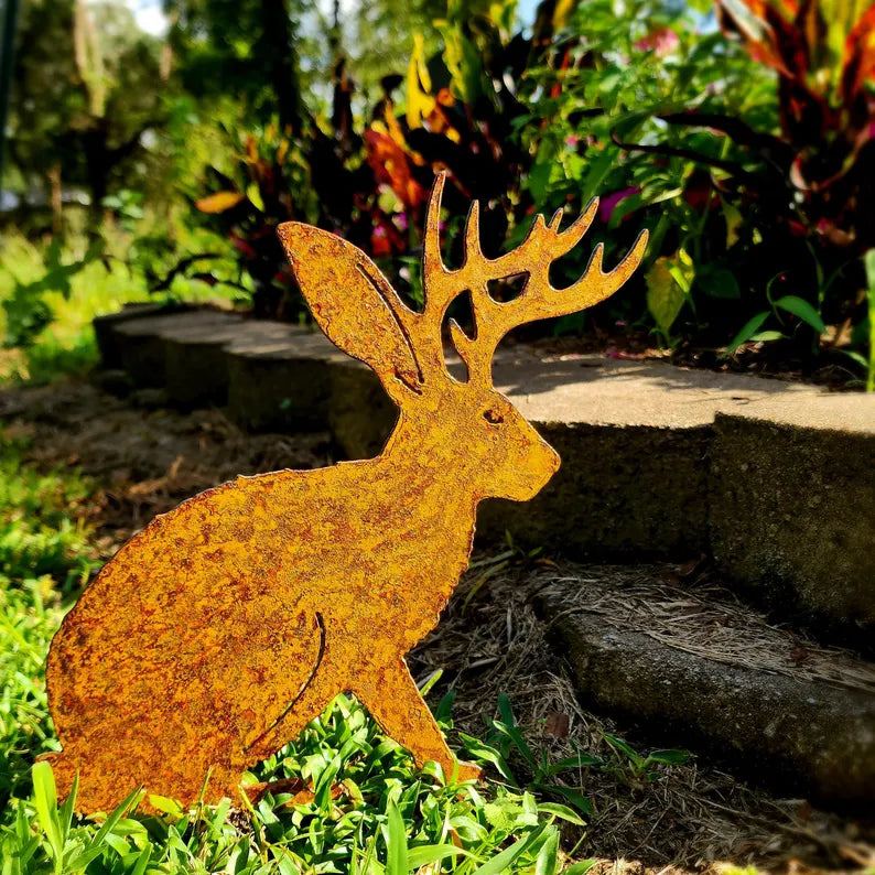 🌿Handmade Metal Garden Art - Rusted Garden Decor