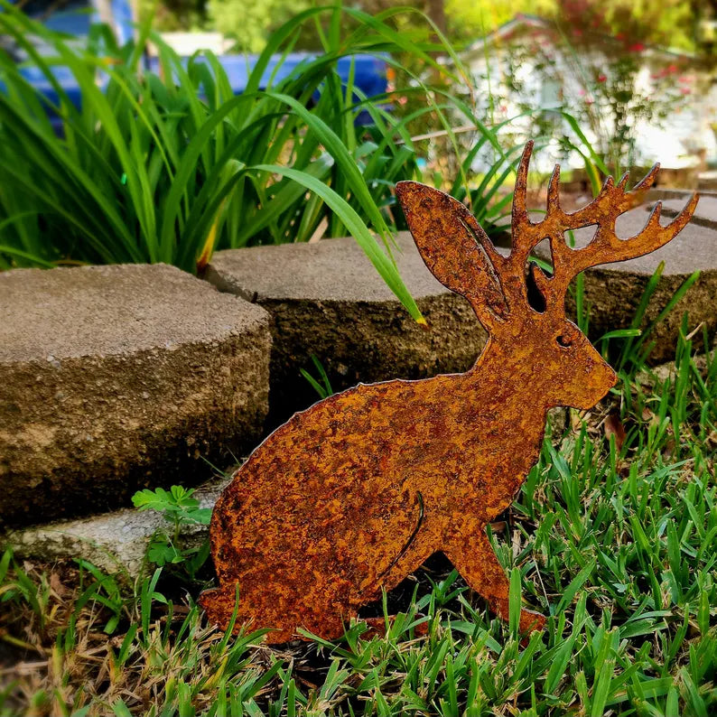🌿Handmade Metal Garden Art - Rusted Garden Decor