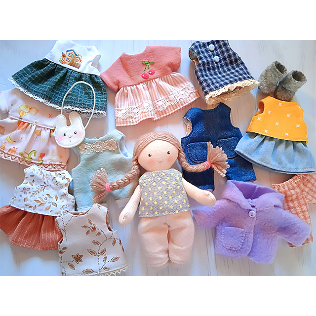 Sewing House & Doll Template Set - With Instructions