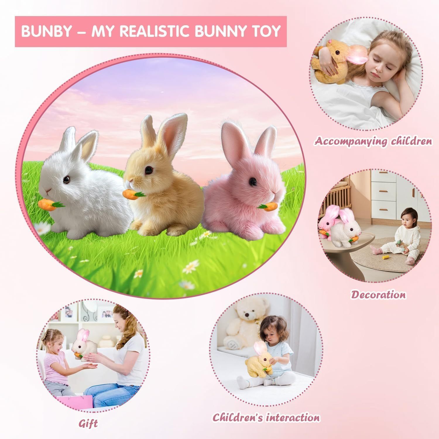Bunby - My Realistic Bunny Toy