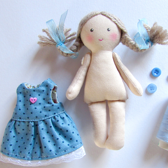 Sewing House & Doll Template Set - With Instructions