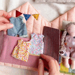 Sewing House & Doll Template Set - With Instructions
