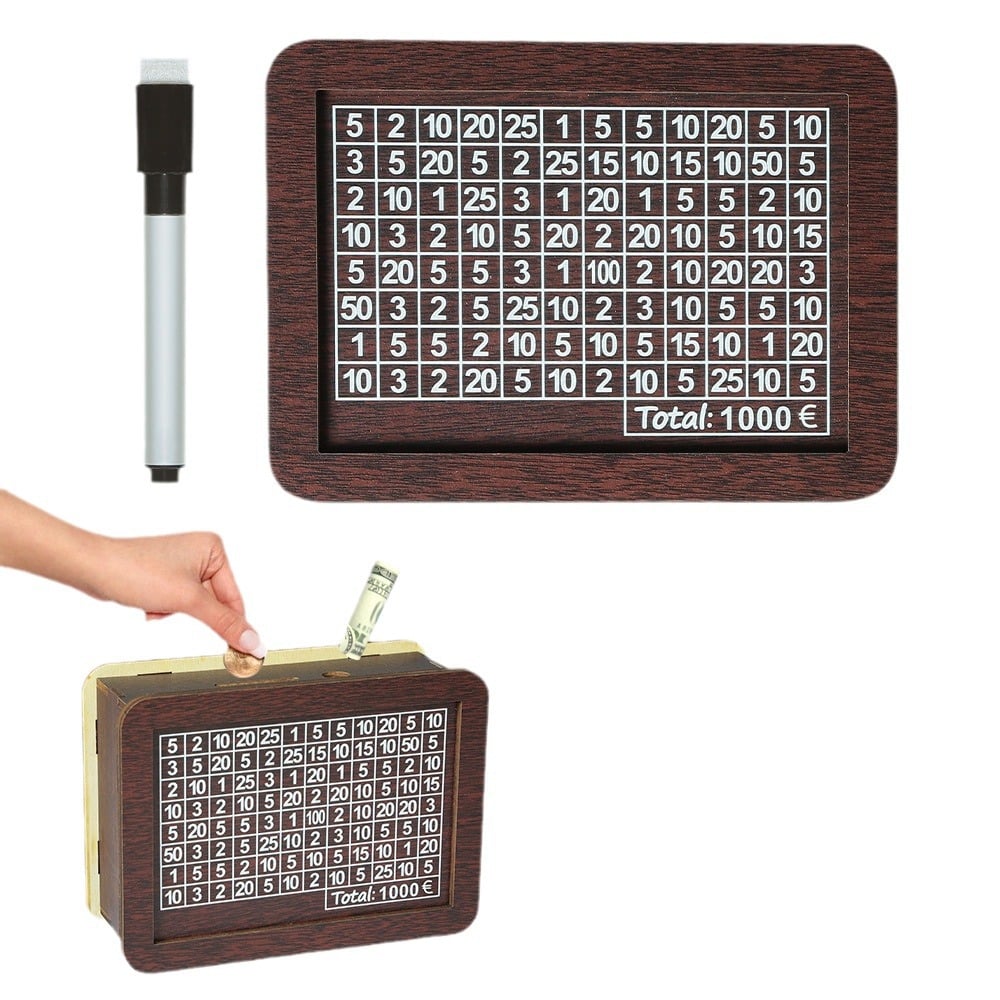 🔥Last Day Sale 49% OFF🔥💴Cash Vault Wooden Savings Box📦