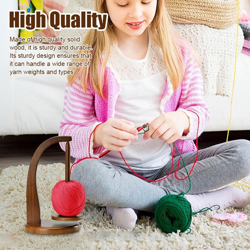 🎁Lowest price ever💥🧵Wooden Yarn Spool Rack