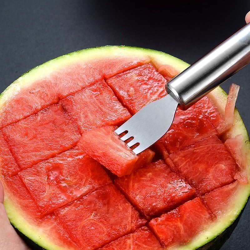 🍉 Effortless Fruit Prep-49% OFF-✨ 2-in-1 Fruit Cutter & Fork – For Quick and Easy Fruit Serving! 🍓
