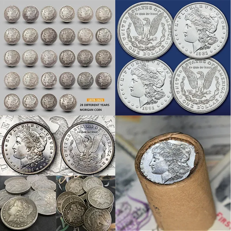 🔥LAST DAY SALE 70% OFF 🔥 28 PCS 1878-1902 Morgan Silver Dollar 【Complete Set】