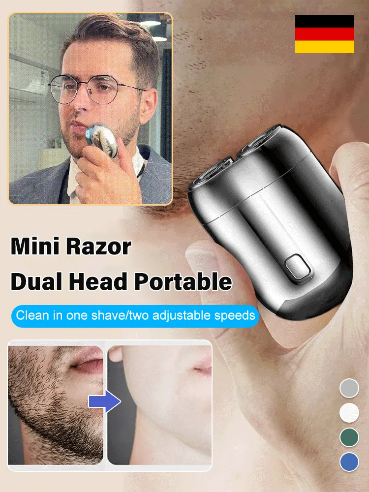✨Mini double head electric shaver