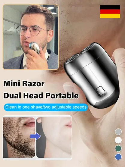 ✨Mini double head electric shaver
