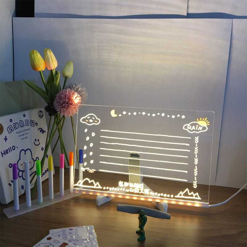 💝Perfect Christmas Gifts For Your Kids💝Glowy Drawing Set with 7 Pens