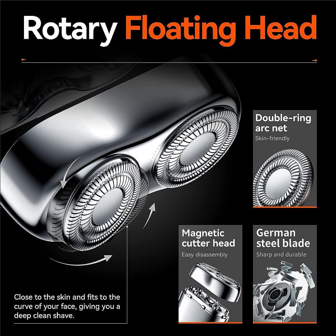 🔥Christmas 49% Off✨Mini double head electric shave