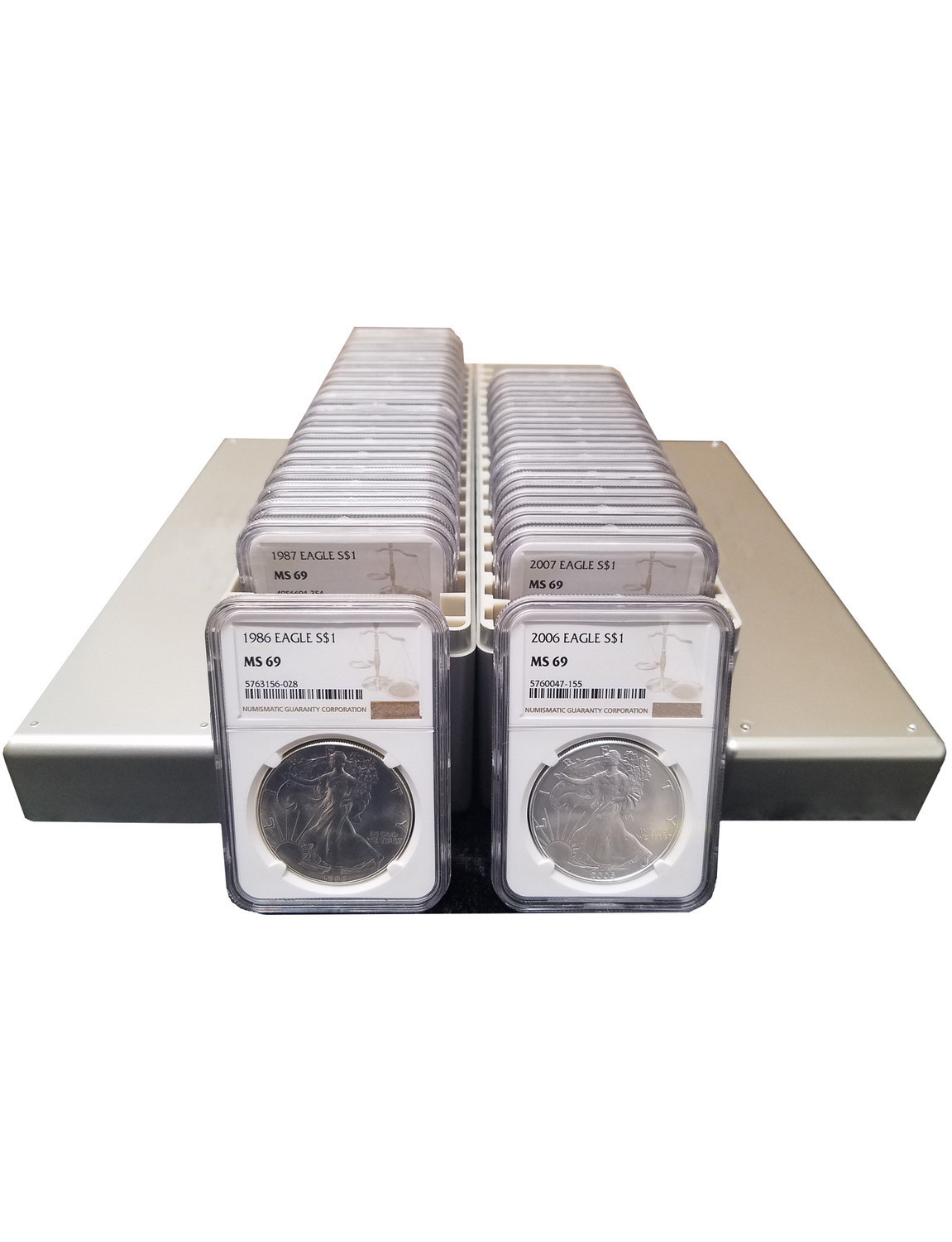 🪙1986-2024 American Silver Eagle 39 pcs Set