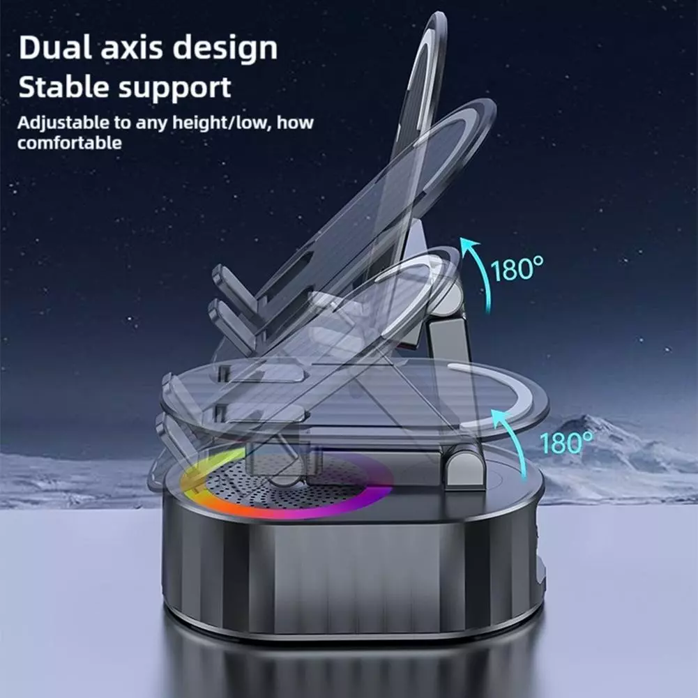 🔥New Year Sale-49% OFF🔥3-In-1 Phone Holder Inductive Bluetooth Speaker