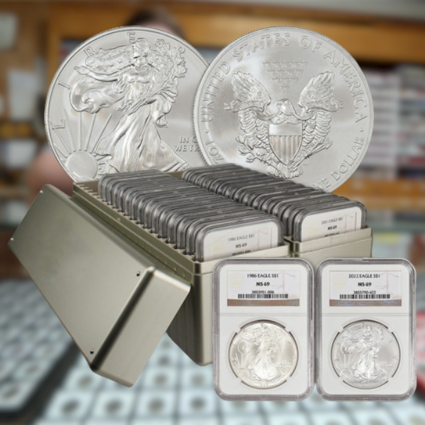 🪙1986-2024 American Silver Eagle 39 pcs Set