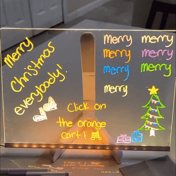 💝Perfect Christmas Gifts For Your Kids💝Glowy Drawing Set with 7 Pens