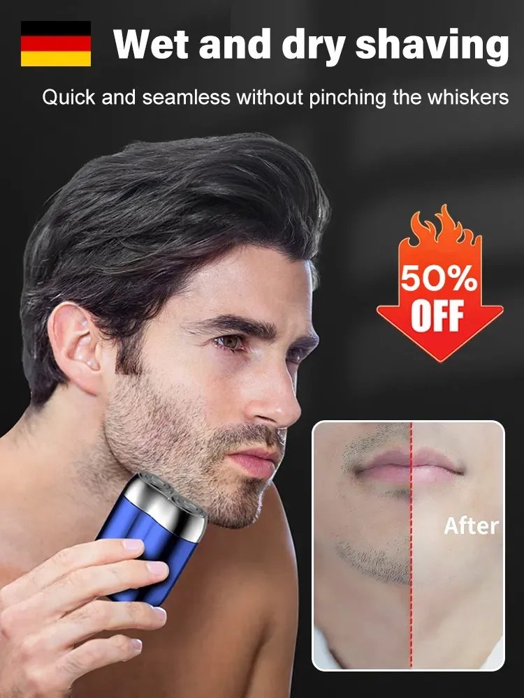 ✨Mini double head electric shaver