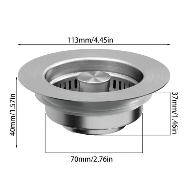 🎁Upgraded 3 in 1 Kitchen Sink Drain Strainer
