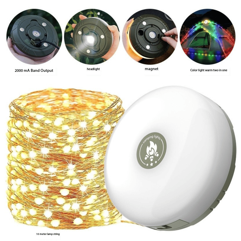 🔥Hot Sale🔥Camping Outdoor Waterproof Portable Stowable String Light