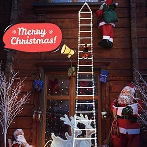 🎅Christmas Sale🎄 LED Christmas Lights with Santa Claus