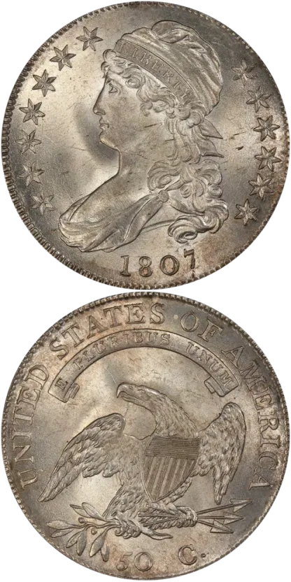 Last 13 sets!!! [Complete Set] 1807-1836 50c Liberty Hooded Bust Engraved Edge Silver Dollar 20 pieces