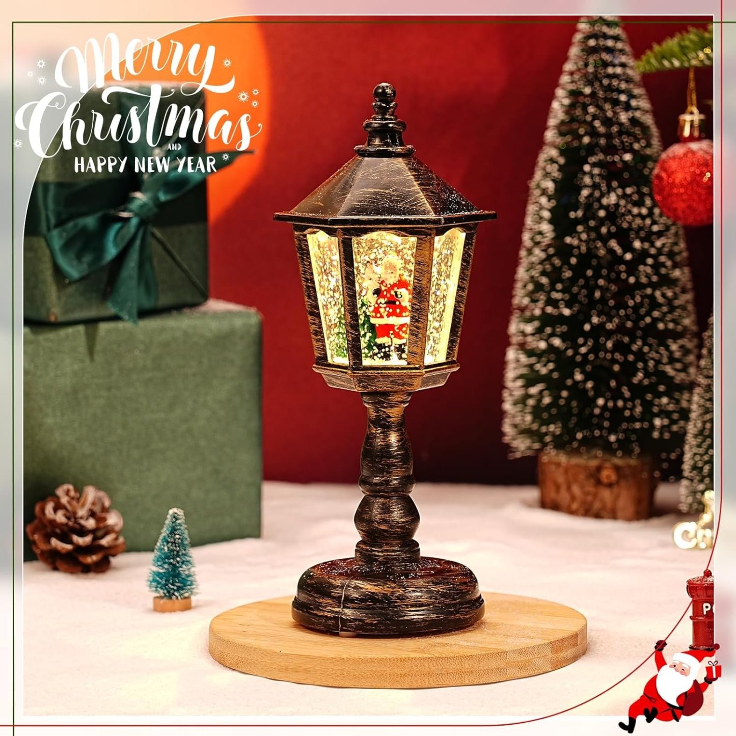 🎅🏻Early Xmas Sale 50%OFF🎅🏻 Christmas Table Lamp Snow Globe ❄️
