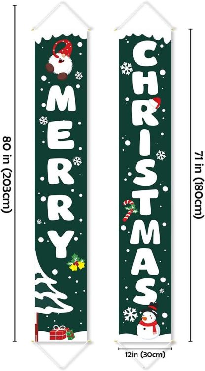 Christmas Decorations Outdoor Yard Front Porch Sign Set