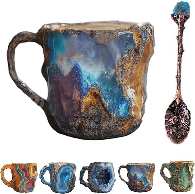 Last 4 hours 57% OFF -2024 New Mineral Crystal Coffee Mugs
